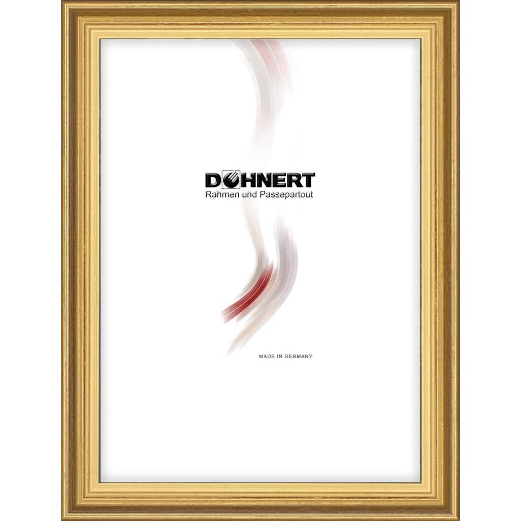 Holzrahmen 15764, gelbgold, gl&auml;nzend