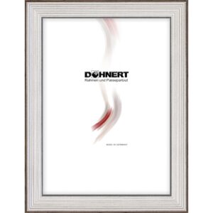 Holzrahmen 17662, braun-silber