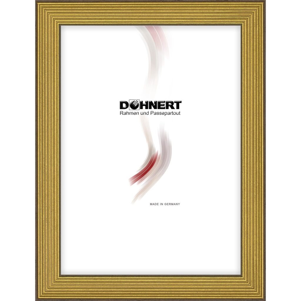 Holzrahmen 17663, braun-gold