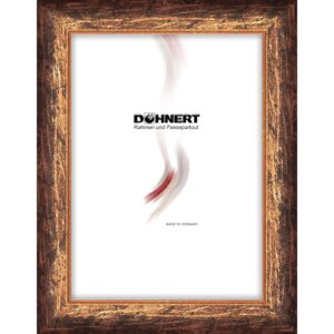 Holzrahmen 20251, rot-gold, schraffiert