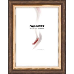 Holzrahmen 21106, dunkelbraun-natur