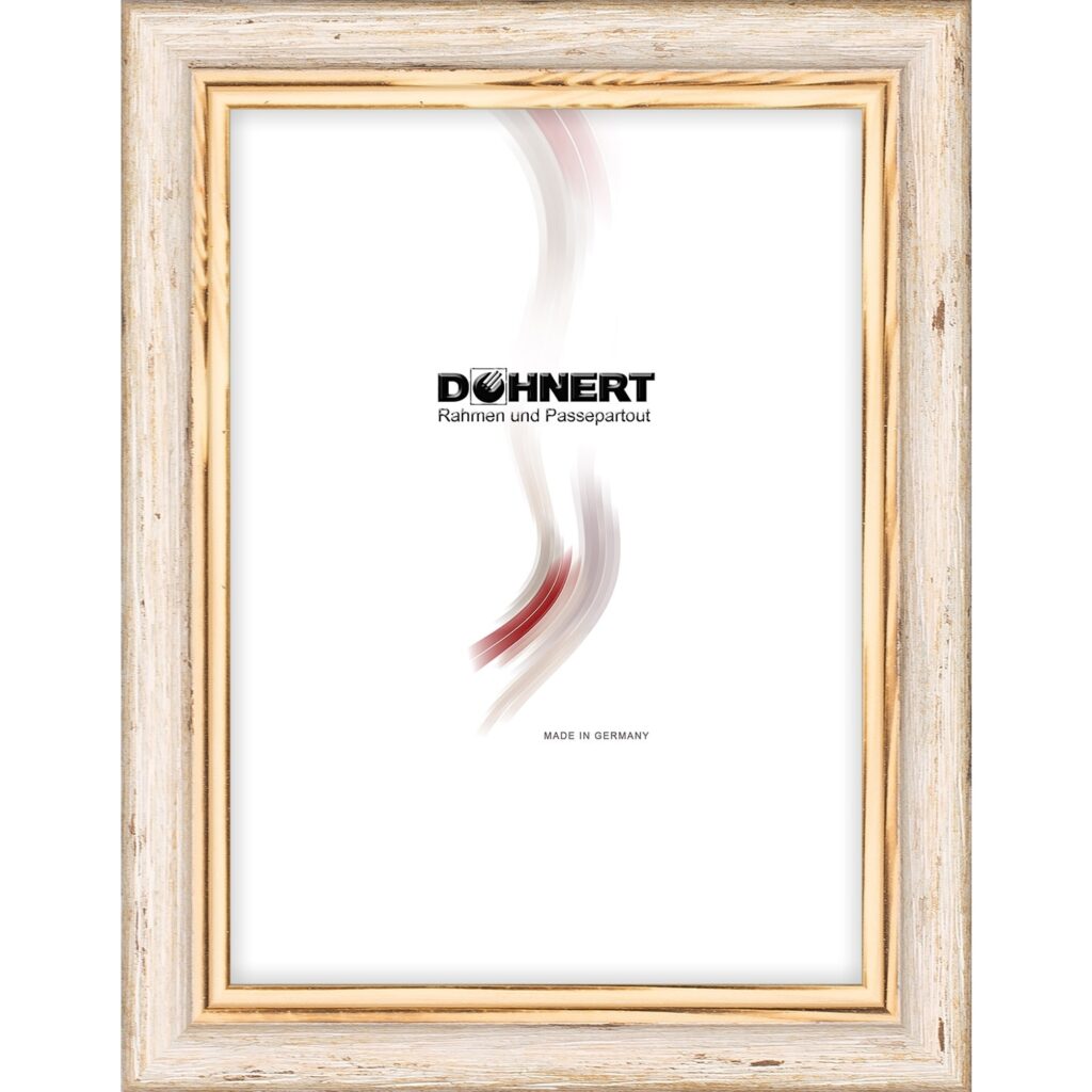 Holzrahmen 21114, weiss-natur