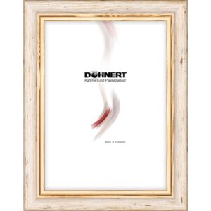 Holzrahmen 21114, weiss-natur