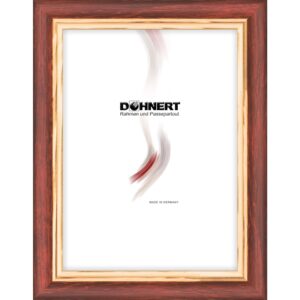 Holzrahmen 21151, rot-natur