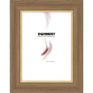 Holzrahmen 22480, schlamm mit Goldkante