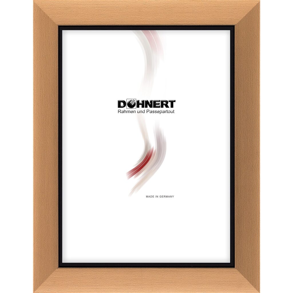 Holzrahmen 26386, ros&eacute;gold-schwarz