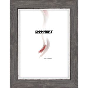 Holzrahmen 26396, grau-silber