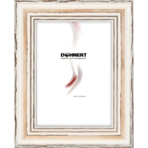 Holzrahmen 34516, natur-wei&szlig; gekalkt