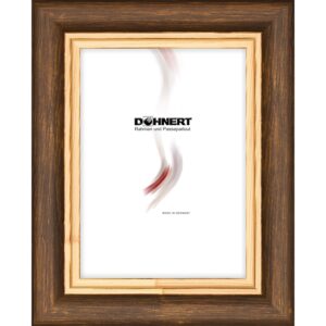 Holzrahmen 34906, dunkelbraun-natur