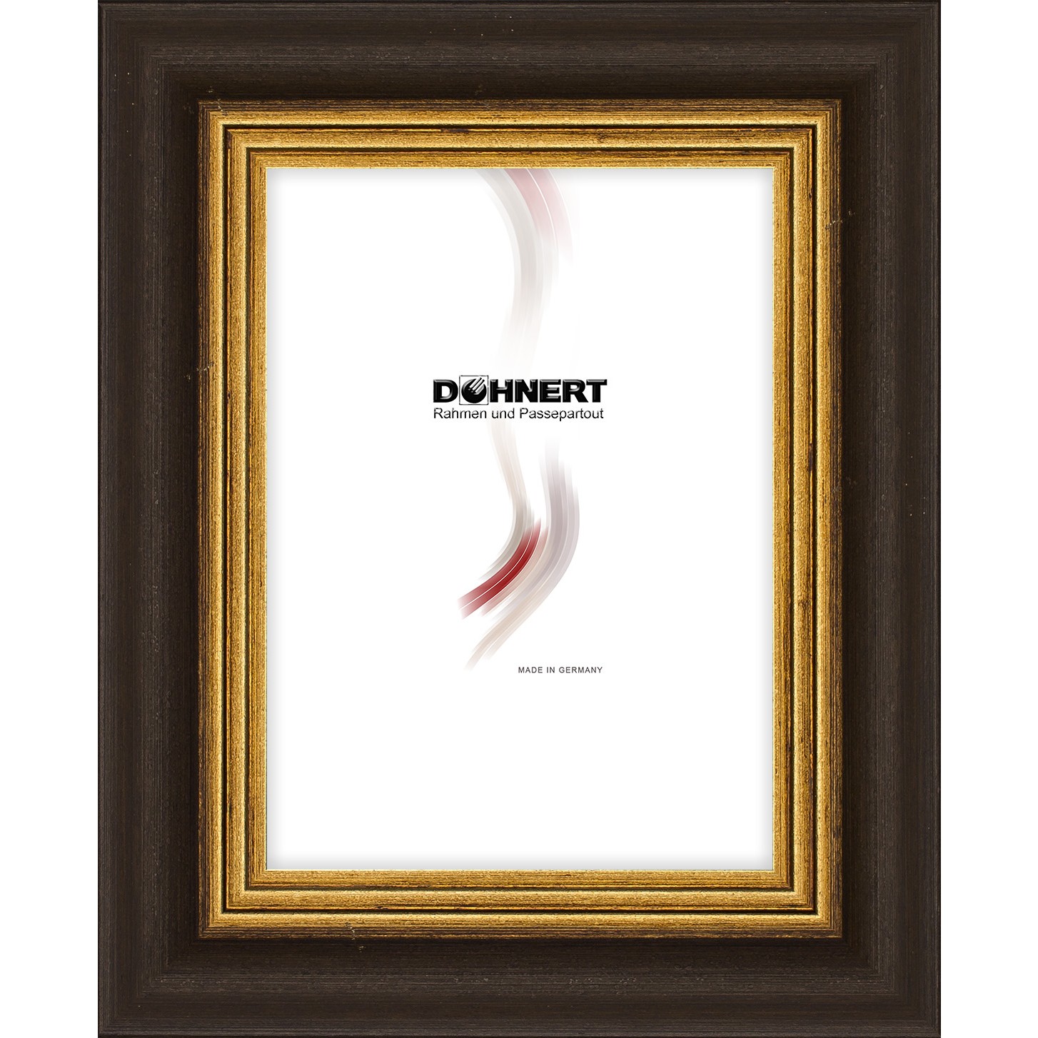 Holzrahmen 40304, braun-gold