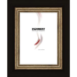 Holzrahmen 40312, schwarz-silber