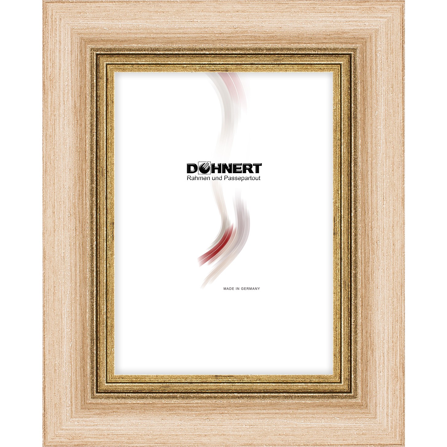 Holzrahmen 40313, weiss-silber