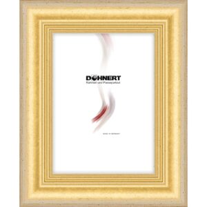 Holzrahmen 40367, gold-weiss