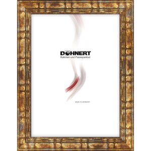 Holzrahmen 40468, gold-oxidiert