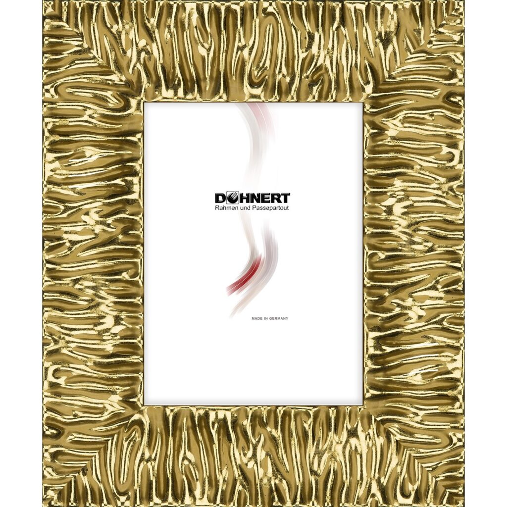 Holzrahmen 45863, gold, glänzend