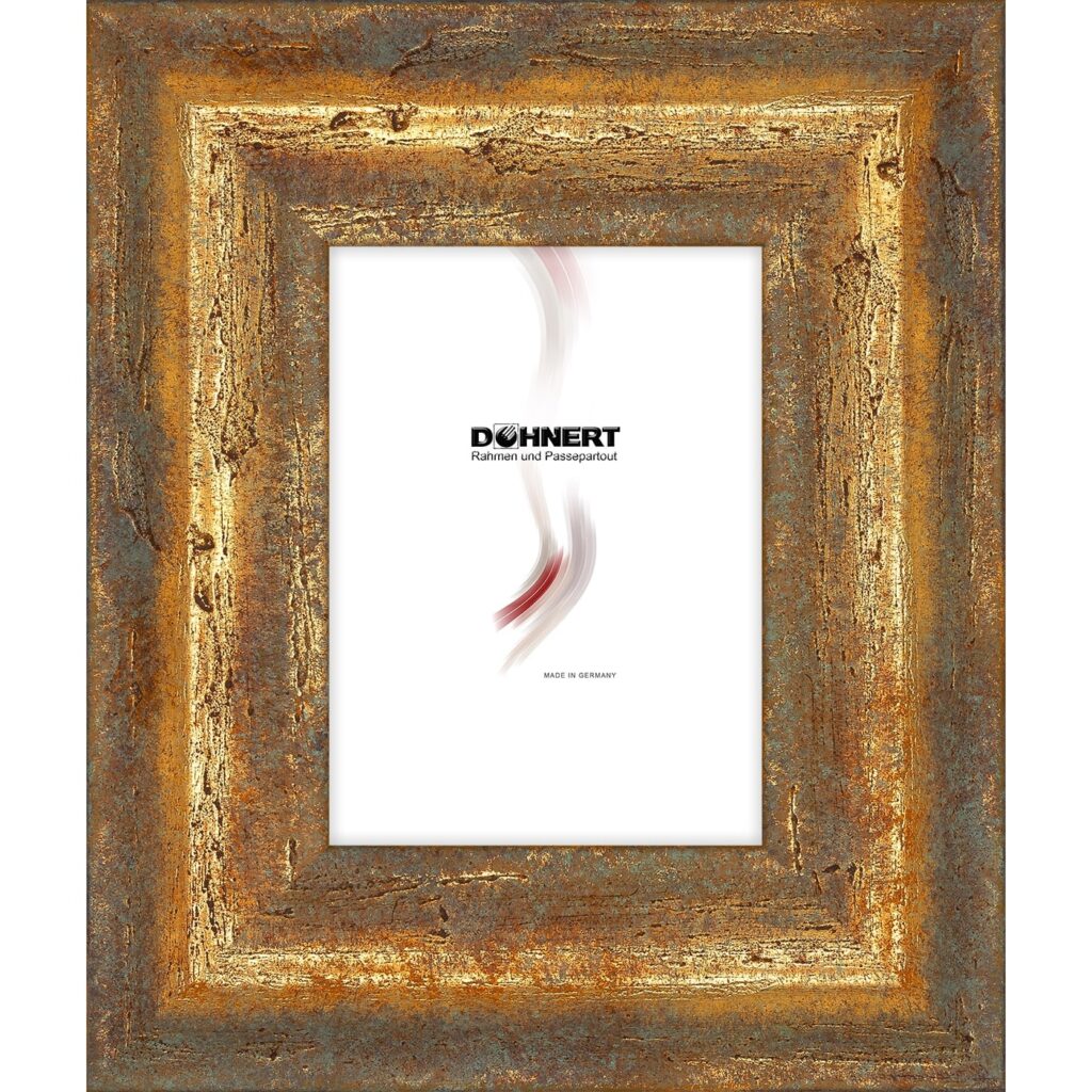 Holzrahmen 81263, gold-oxidiert