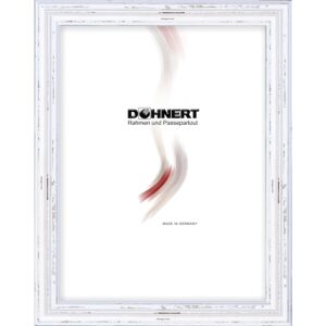 Holzbilderrahmen 99070, weiß-braun