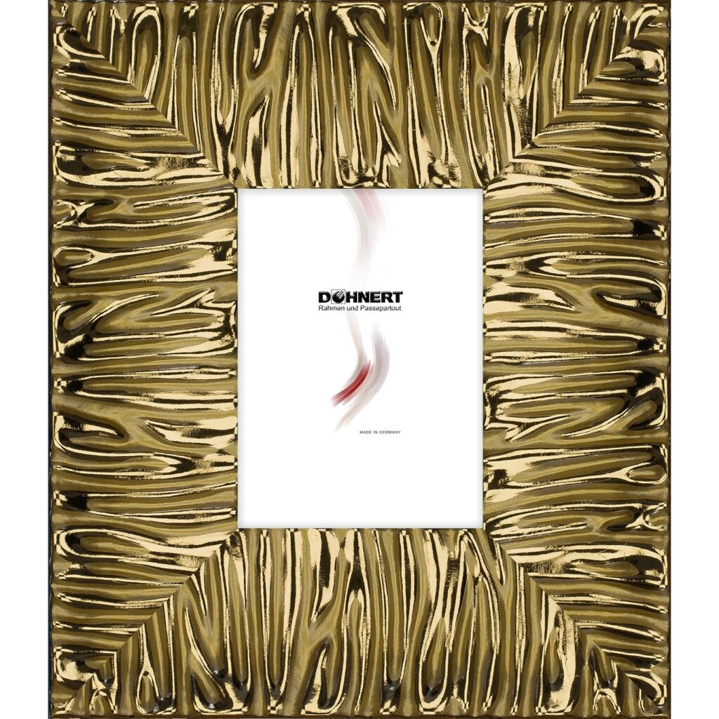 Holzrahmen 99763, gold, gl&auml;nzend