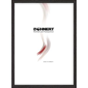 Aluminiumrahmen M0821A12, schwarz, furniert