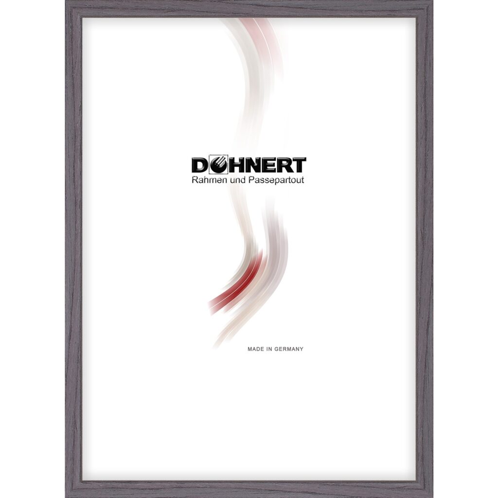 Aluminiumrahmen M0821A53, blaugrau, furniert