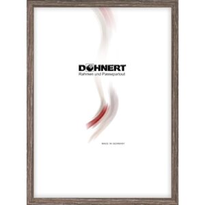 Aluminiumrahmen M0821A96, grau, furniert