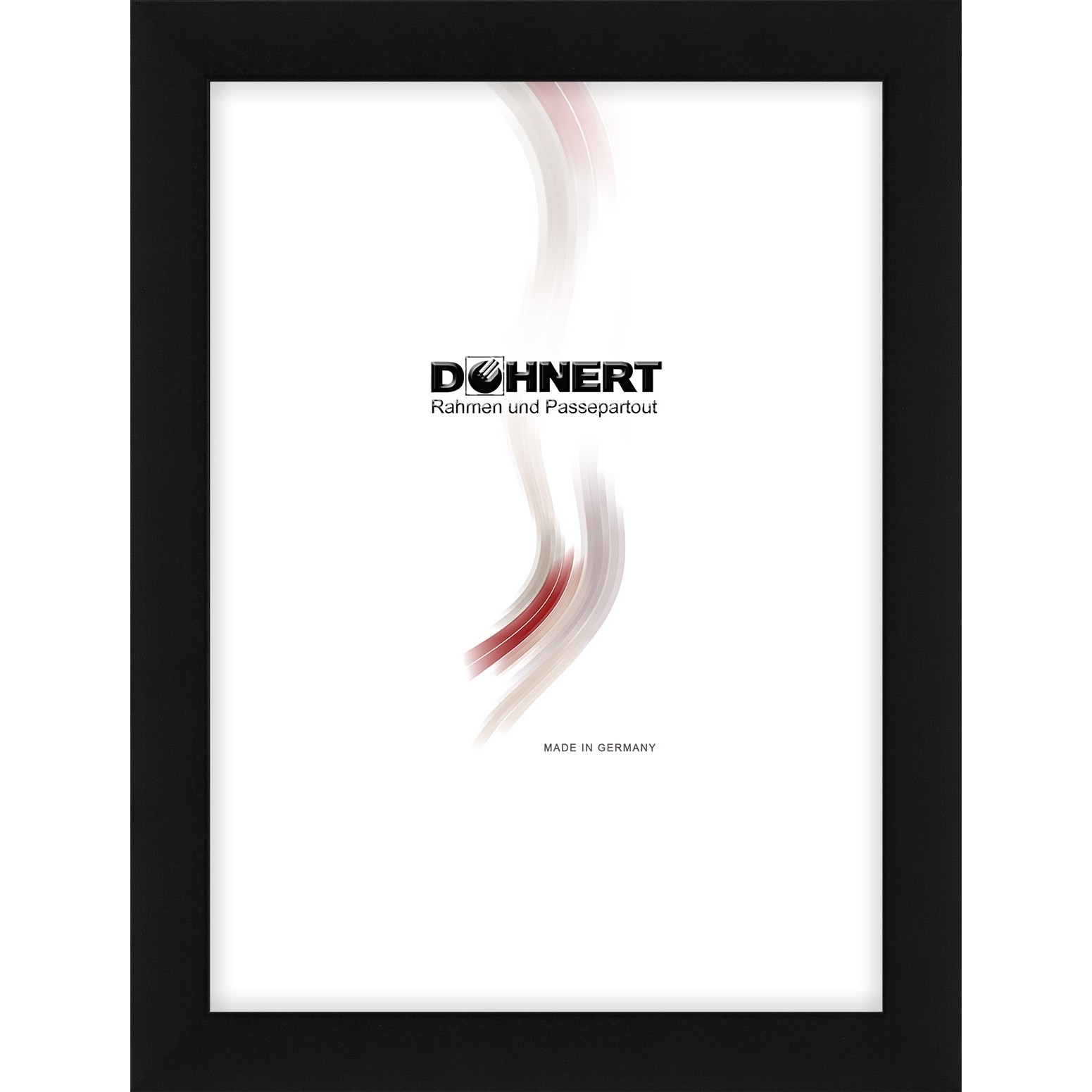 Holzrahmen M1515A12, schwarz