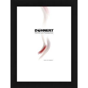 Holzrahmen M1525A12, mattschwarz