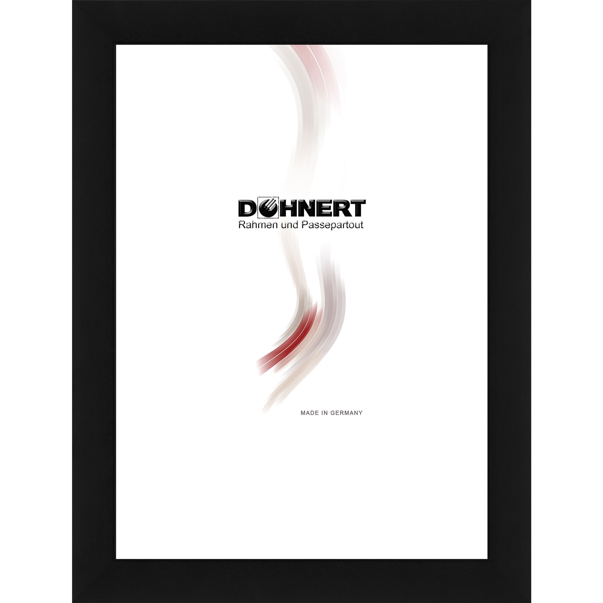 Holzrahmen M1525A12, mattschwarz