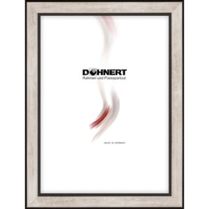 Holzrahmen M1723A62, schwarz-silber