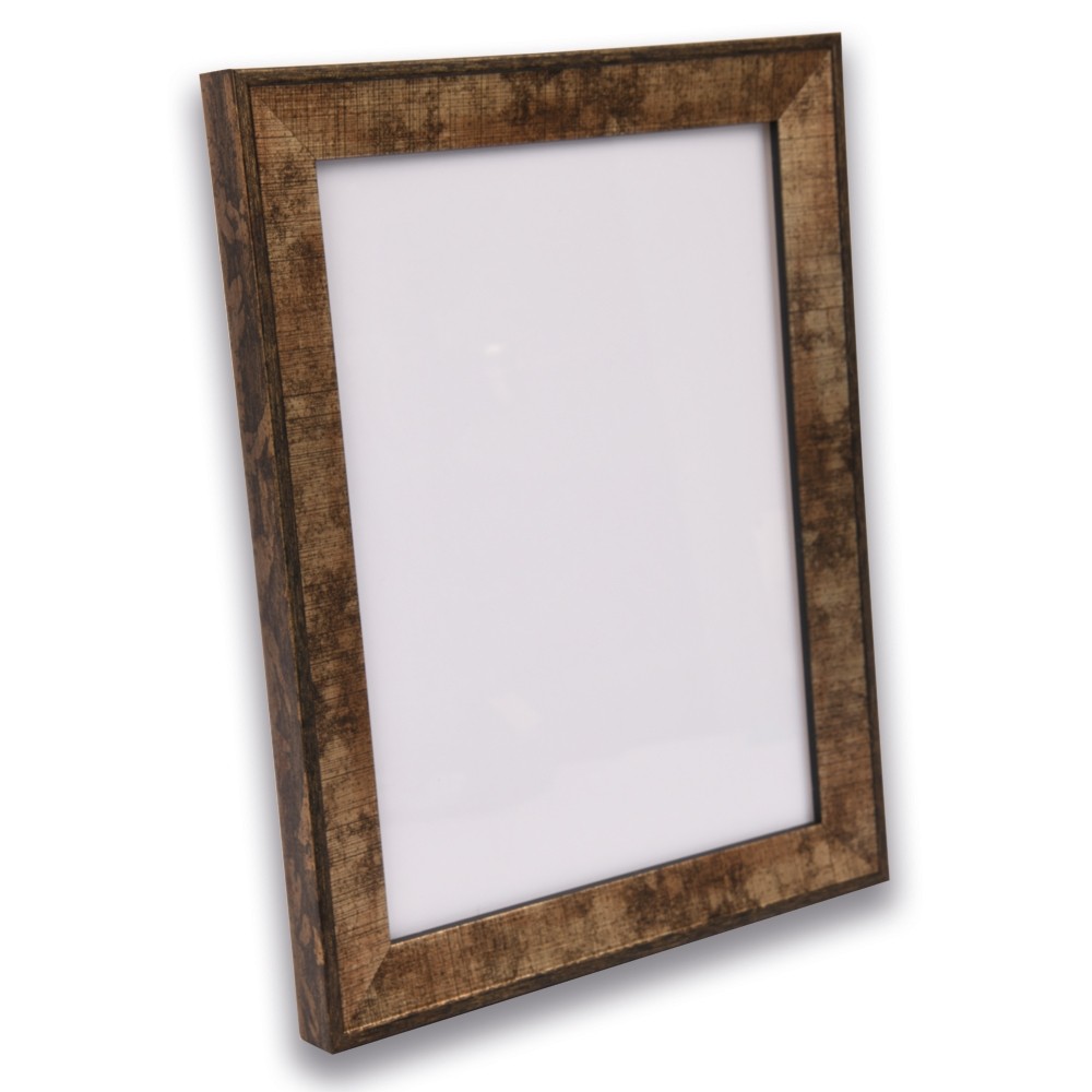 Holzrahmen L275H, rost-silber mit schwarzer Innenkante – Bild 4