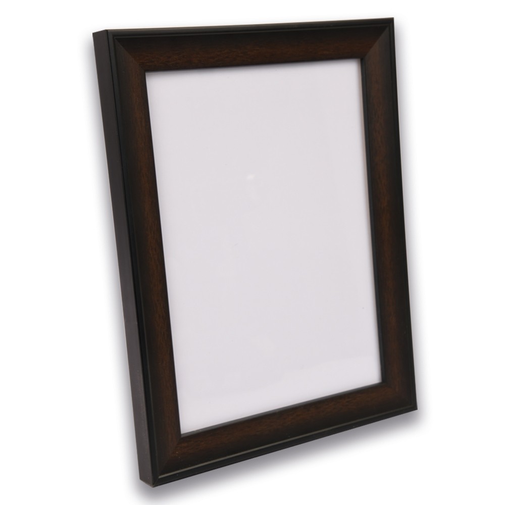 Holzrahmen L278H, braun mit schwarzer Innen- und Außenkante – Bild 4