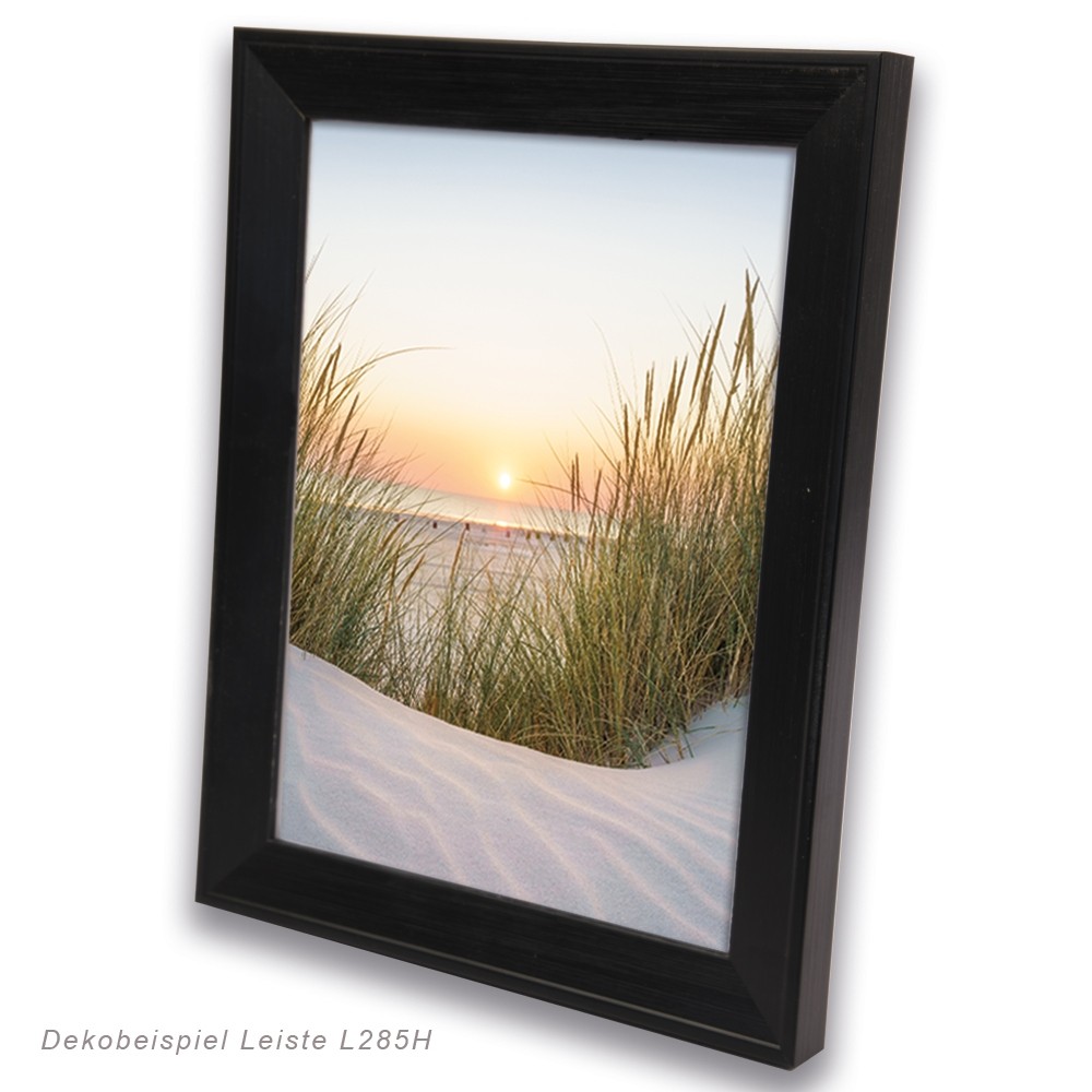 Holzrahmen L285H, schwarz, gebürstet – Bild 5
