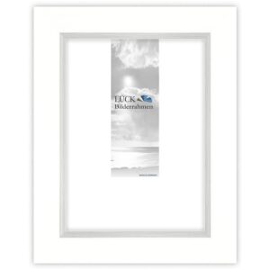 Holzbilderrahmen L397H ‚Friedberg‘, weiß