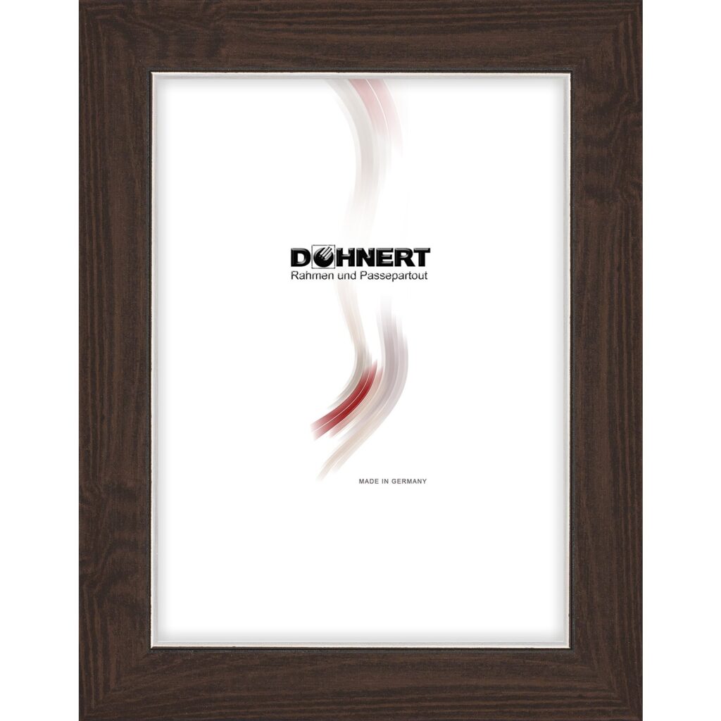 Holzbilderrahmen L407H 'Friedberg', wenge-silber