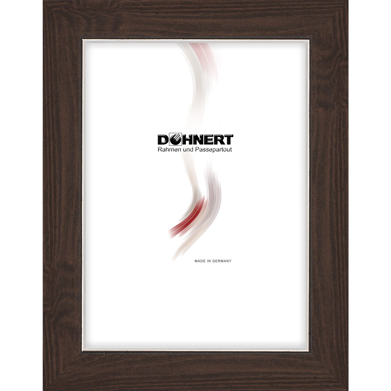 Holzbilderrahmen L407H 'Friedberg', wenge-silber