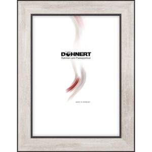 Holzrahmen M2540A62, schwarz-silber