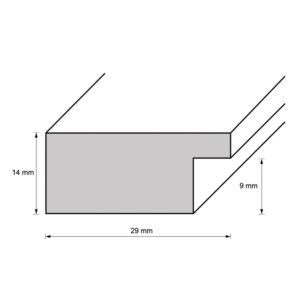 Kunststoffrahmen 10502, natur-beige