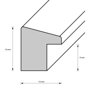 Holzrahmen 11000, kaffeebraun