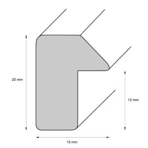 Holzrahmen 13606, braun