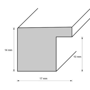 Kunststoffrahmen 16541, wurzelholz