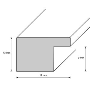 Holzrahmen 20055, eiche massiv
