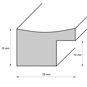 Kunststoffrahmen 24600, rotbraun