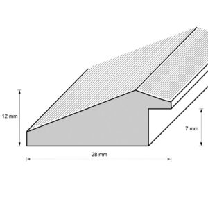 MDF-Rahmen 28704, graubraun