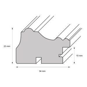 Holzrahmen 29614, weiß