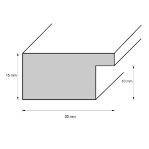 Holzrahmen 30034, buche, natur-hell