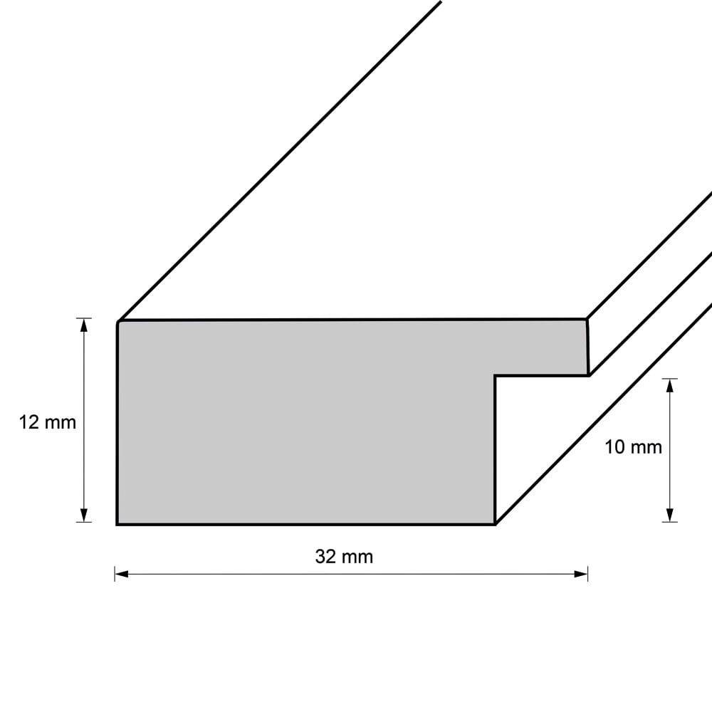 Holzrahmen 30852, grün-natur – Bild 2