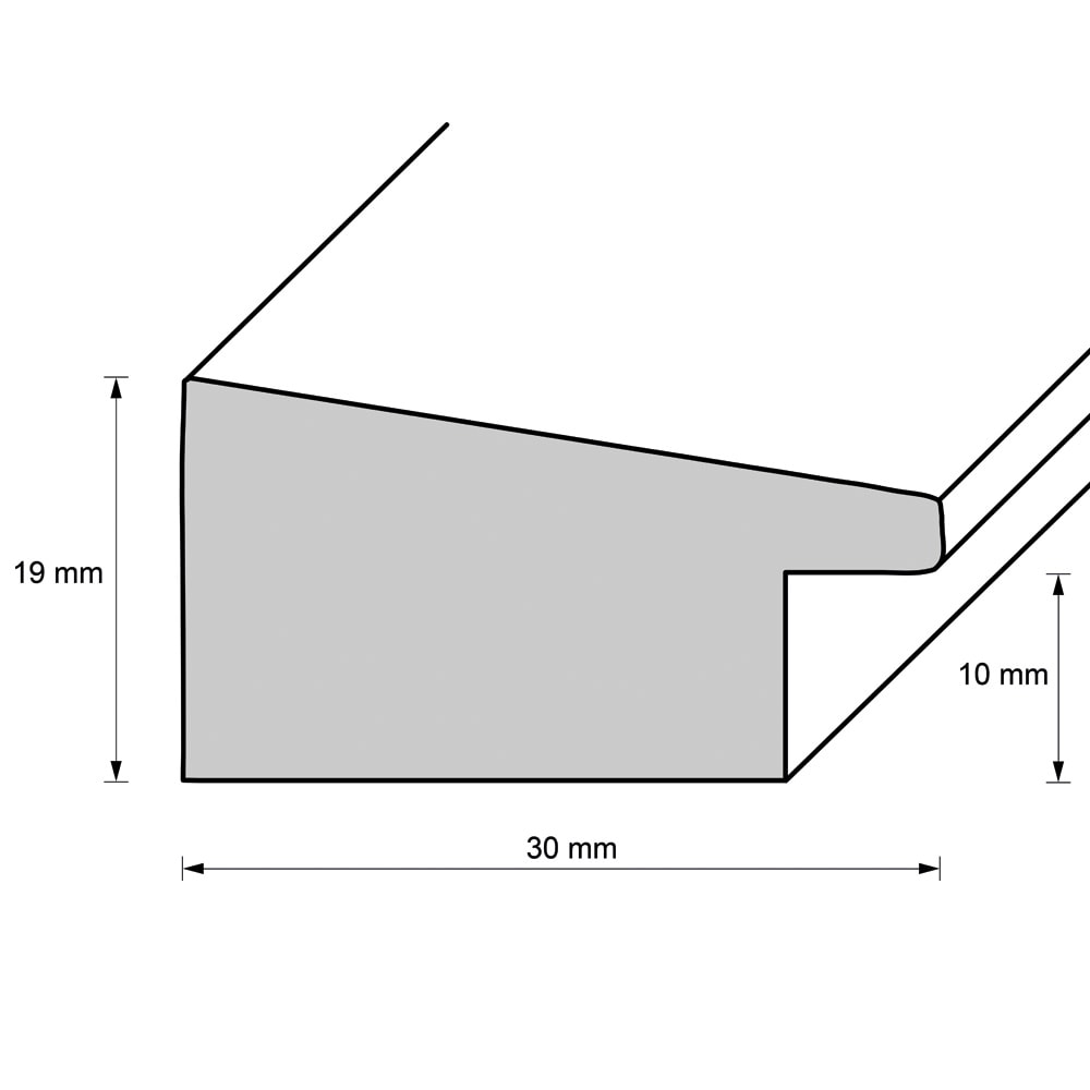 Kunststoffrahmen 31402, dunkelbraun-hellbraun-verlauf – Bild 2