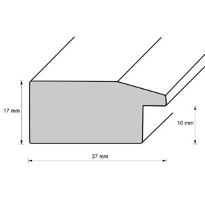 Holzrahmen 36780, beige-silber