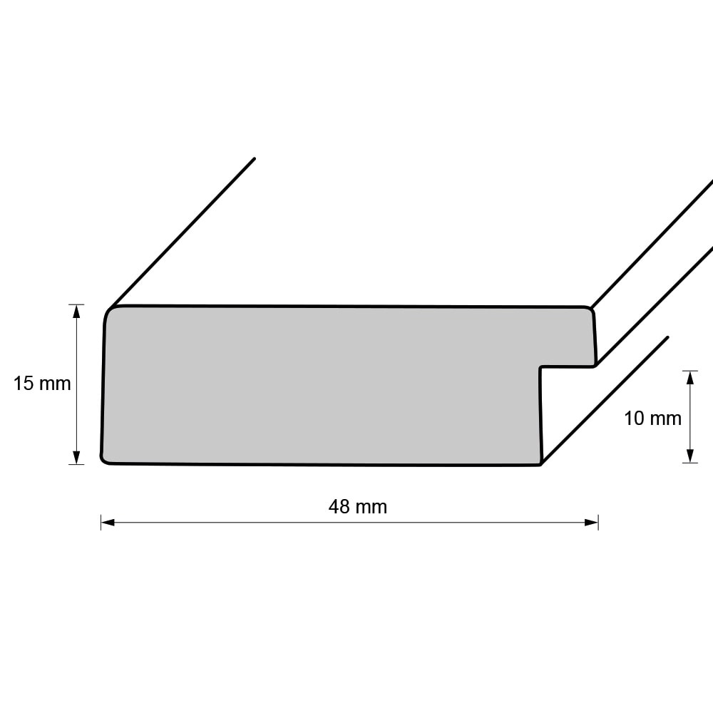 Holzrahmen 40811, natur – Bild 2