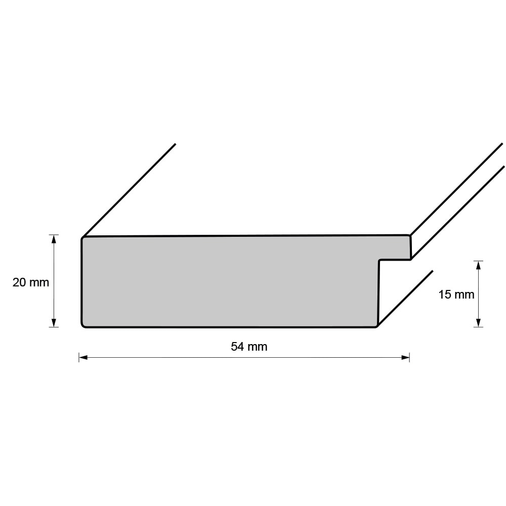 Holzrahmen 50397, moosgrün-altgrau – Bild 2